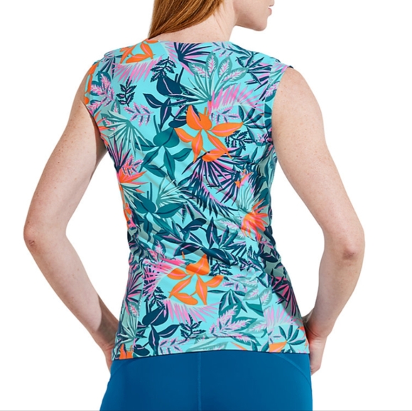 💚 Coolibar Kaylana Tank Top UPF 50+ Size Small - Picture 2 of 10